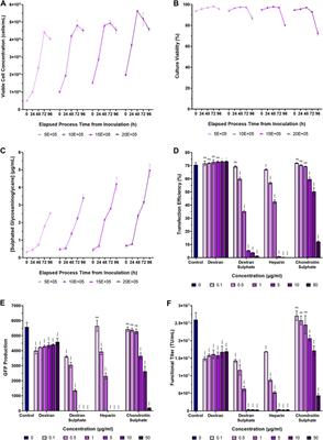 Degradation of specific glycosaminoglycans improves transfection efficiency and vector production in transient lentiviral vector manufacturing processes